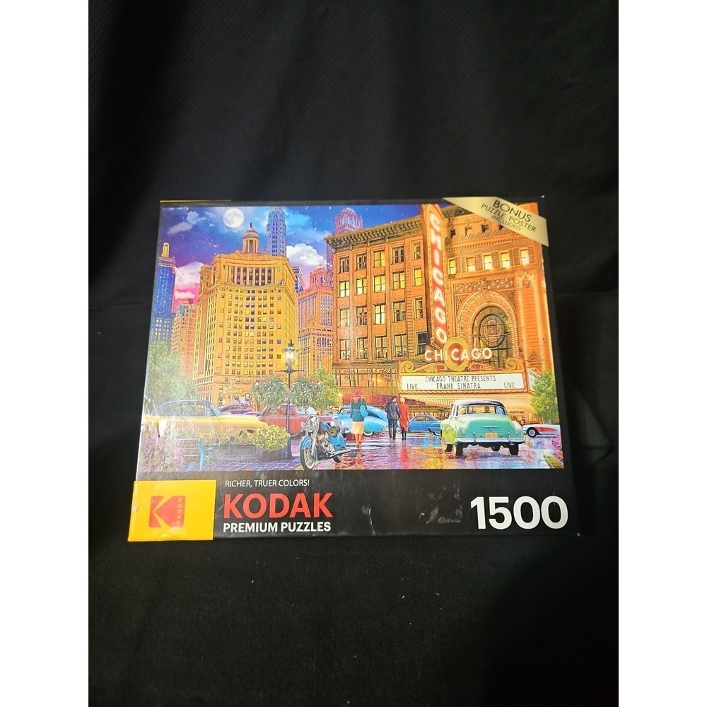 KODAK PREMIUM PUZZLES 1500 Famous Chicago Threater